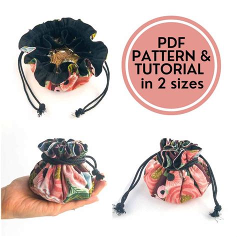 drawstring jewelry bag pattern free.